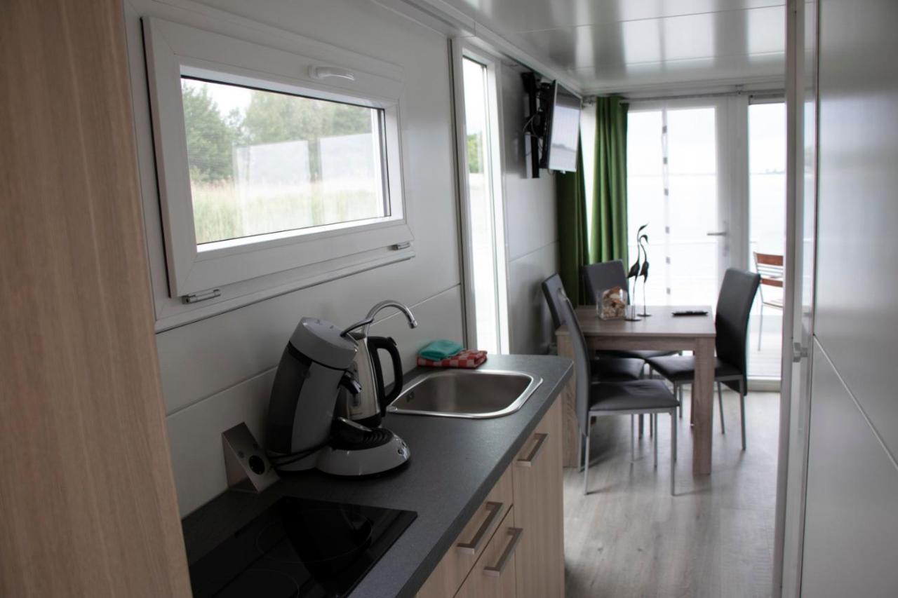 Houseboat Uitzicht Over Veluwemeer, Natuurlokatie, Prachtige Vergezichten Biddinghuizen Exterior foto
