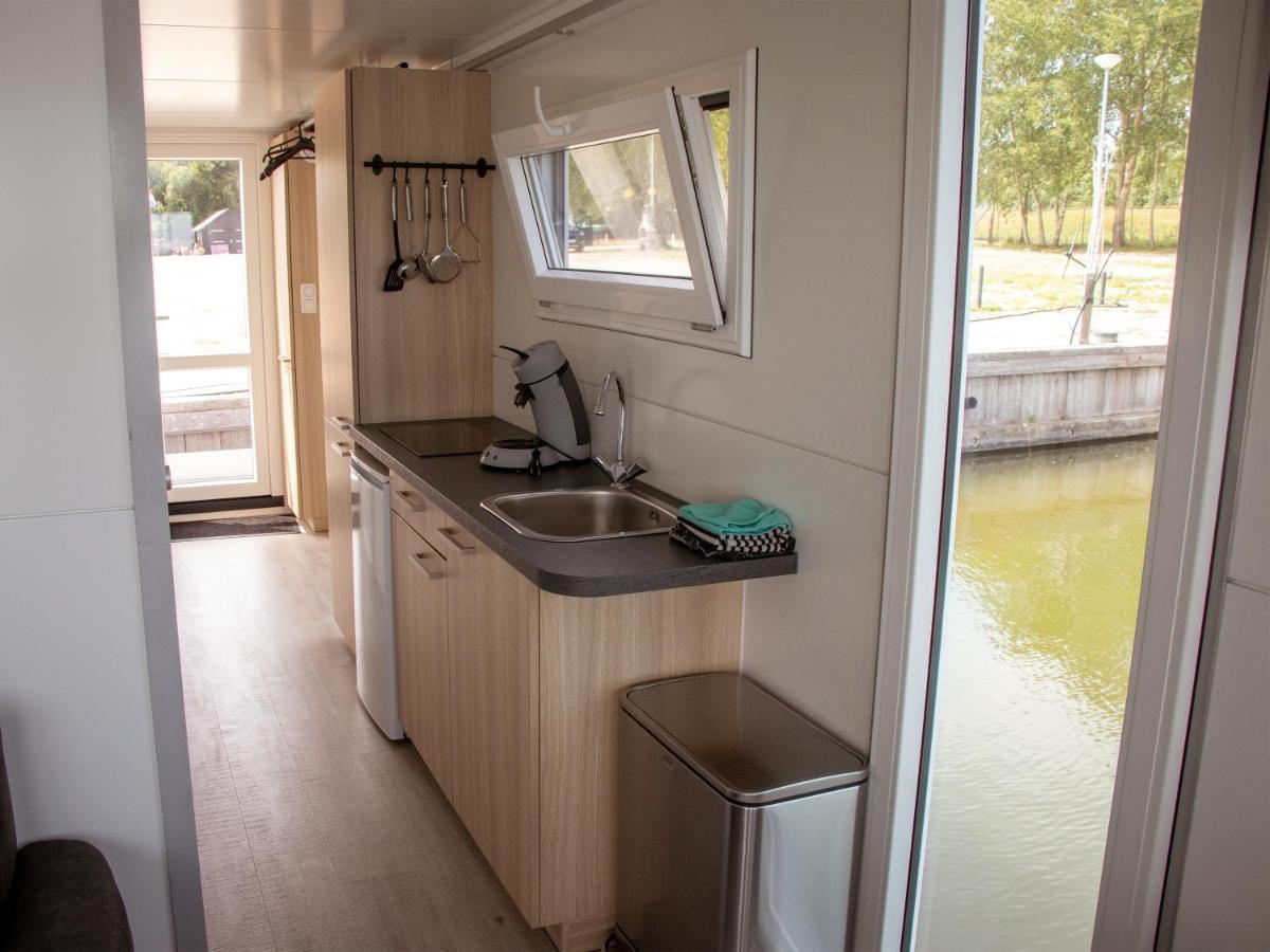 Houseboat Uitzicht Over Veluwemeer, Natuurlokatie, Prachtige Vergezichten Biddinghuizen Exterior foto